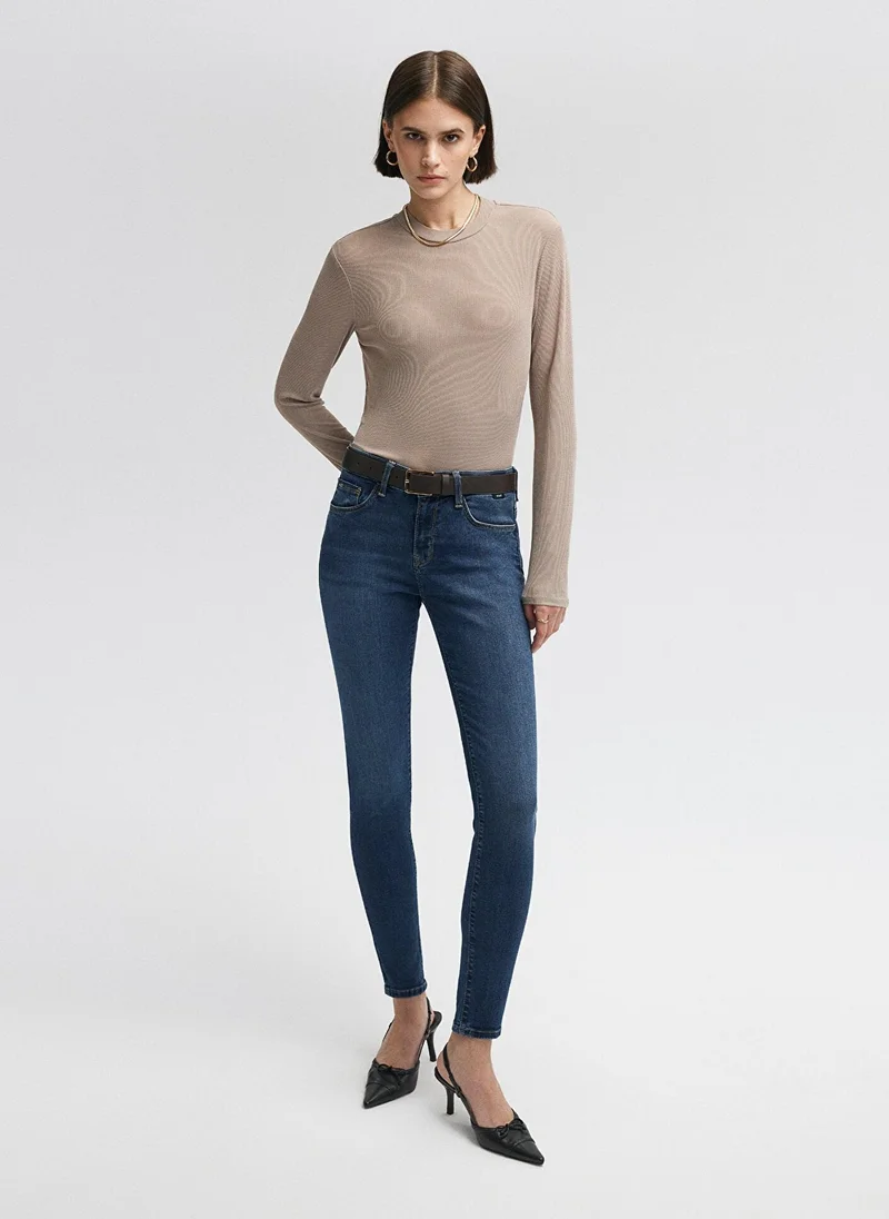MAVI Alissa Dark Nolita Stretch Jean Pants